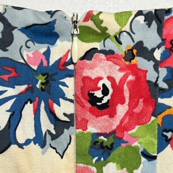 Tristan Made in Canada Floral Sleeveless Dress with Belt - Size 4 - Picture 8 of 10